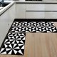 thumbnail image 1 of 2 piezas alfombra de cocina antideslizante absorbente alfombra de piso frente al fregadero lavable 40 60+40 120 cm＃6, 1 of 1
