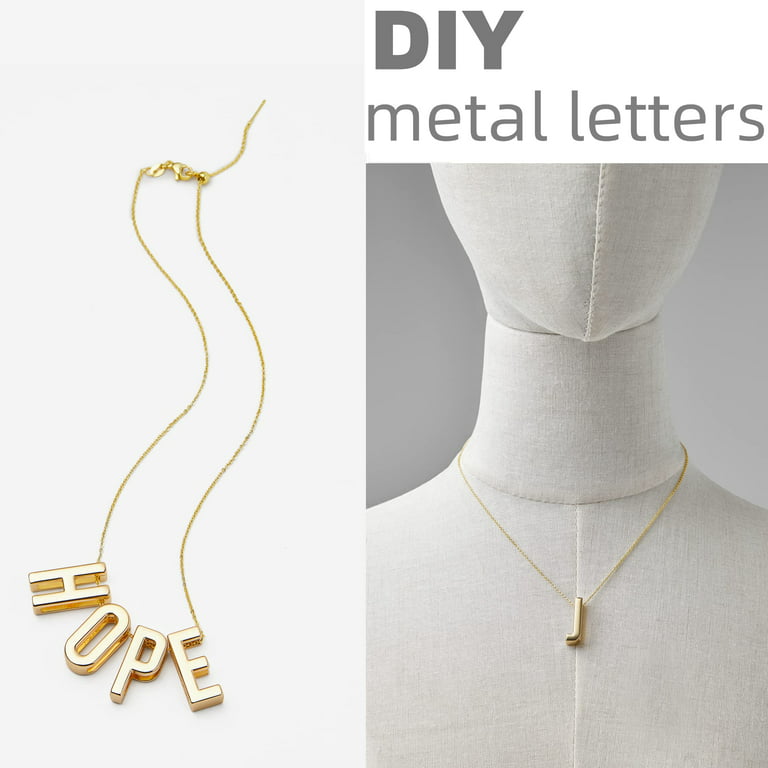 Small Metal Pendant Valentine's Day Accessories Letter - Temu
