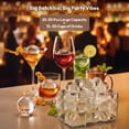thumbnail image 4 of Simzlife Sphere Ice Machine, 108 Pcs/Day, 2.4" Crystal Clear Ice Ball Maker with Self-Cleaning & Timer, Large Capacity Ice Maker for Home Bar, Whiskey & Cocktails, 4 of 9
