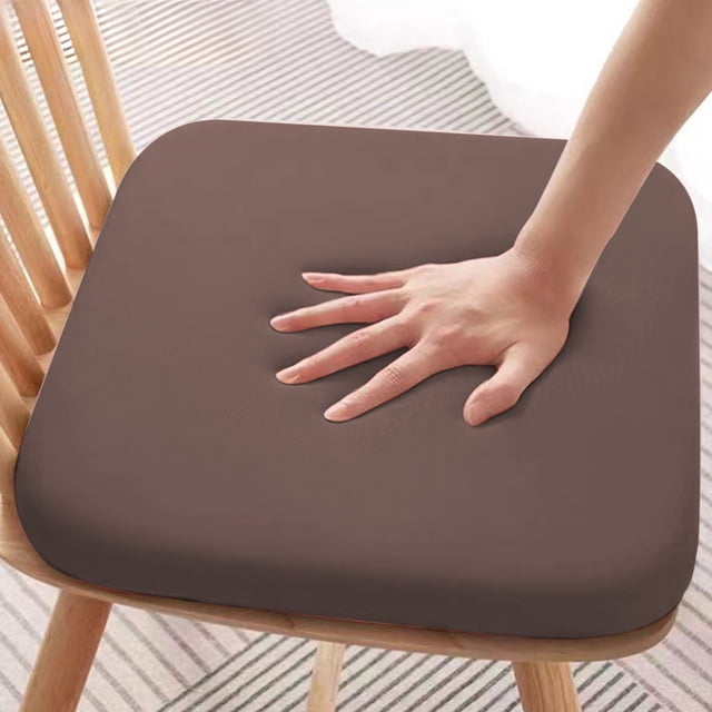 Car Seat Covers, Car Seat Cover, Detachable and Washable Seat Slow Recovery Sponge Chair Cushion for Kitchen Dining Classroom Office or Car All Year Round Non-Slip Bottom Milk Fiber