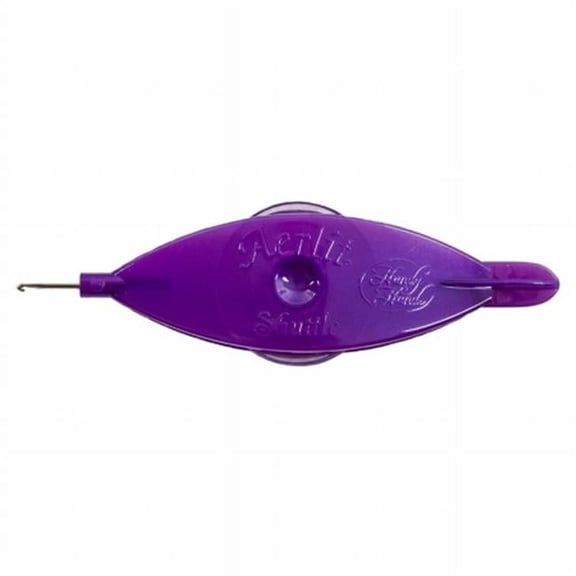 Handy Hands Aerlit Tatting Shuttle W/2 Bobbins-Berry Grape Ice