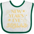 thumbnail image 3 of Inktastic New Year's Eve Squad with Stars in Gold Boys or Girls Baby Bib, 3 of 4