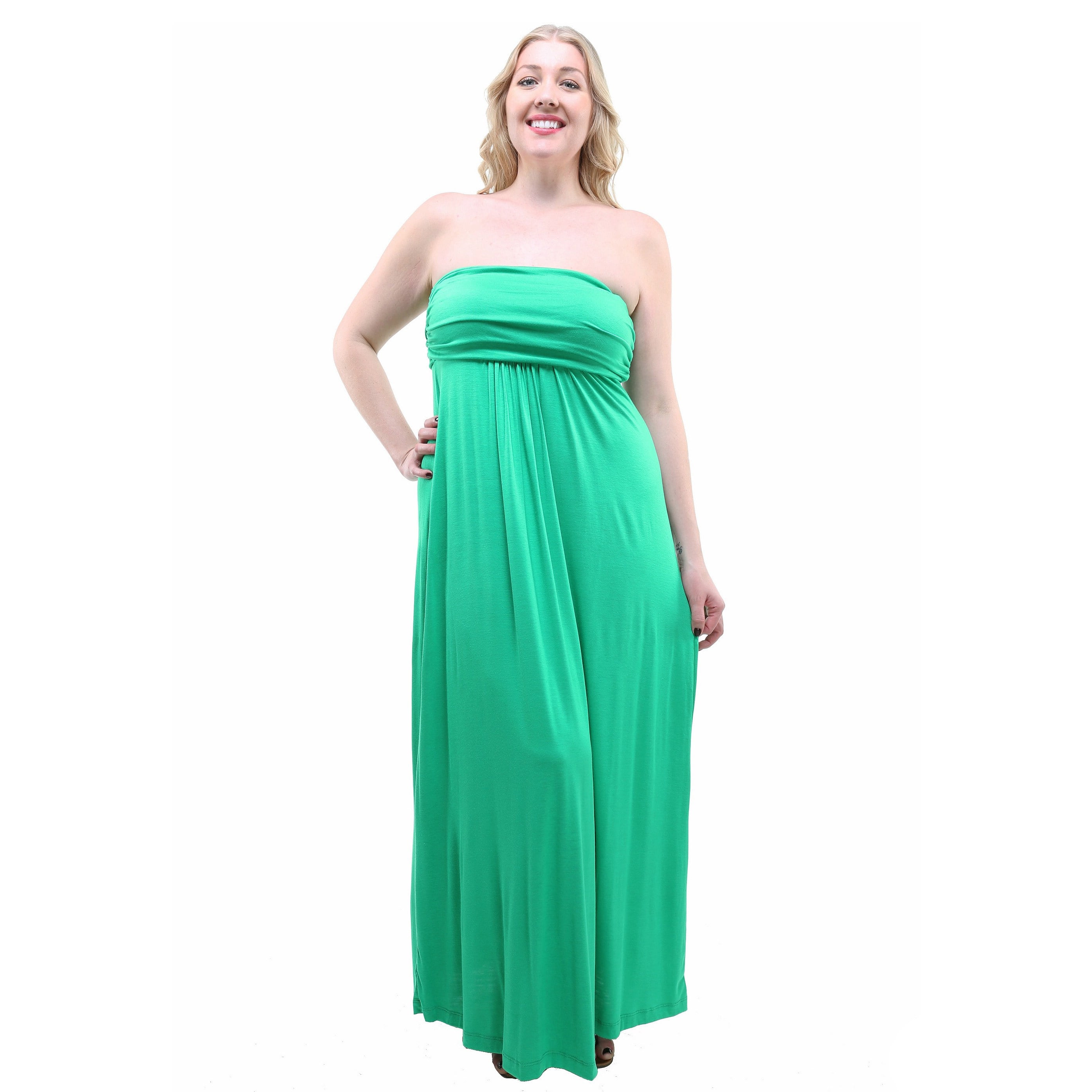 Women's Plus Maxi Tube Dress