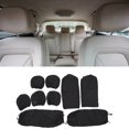 thumbnail image 4 of Fundas para asientos de automóviles juego de 5 fundas para asientos cómodas transpirables color negro 9 piezas para coche ANGGREK Otros, 4 of 7