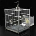 thumbnail image 3 of Transparent Acrylic Bird Bath Box with Hook,Thickened Hanging Water Bath Tub Bird Supplies Shower Cage Accessory for Parrot Cockatiel Parakeet, 3 of 6