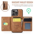 thumbnail image 4 of Funda tipo cartera para iPhone 12 Pro Max 12Pro con tarjetero magnético, funda de piel para iPhone 12 Pro Max, 4 of 8