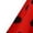 Red, variant on Quixlent Women Midi Dress Flower Edge V Neck Lace Up Tight High Waist Bow Decor Sleeveless A-line Loose Hem Dot Print Retro 50s 60s Lady Backless Prom Party Dress