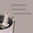 thumbnail image 3 of Botella de agua HydroJug Traveler de 1,2 L con asa y pajita abatible, 3 of 6