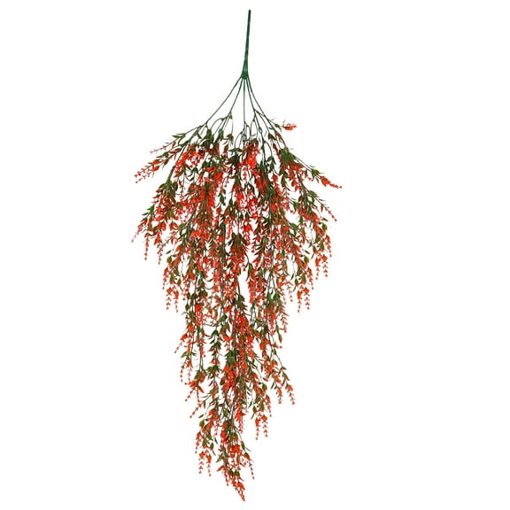 LEHOZIHEQ Artificial Hanging Lavender Plants Hanging Flowers, Fake Ivy Long Plant Plastic Long Stem, Faux Hanging Plants Indoor Greenery Look Real Decor
