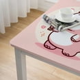 thumbnail image 4 of nygtbtfer Cute with and Round Tablecloth Cartoon Animals Table Cloth Polyester Tablecloth Table Cover for Kitchen Outdoor Party Picnic, 4 of 7