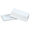 thumbnail image 4 of Mainstays Glazed Stoneware Butter Dish, White, Single, A Practical Choice for Everyday Kitchen Organization, 4 of 8