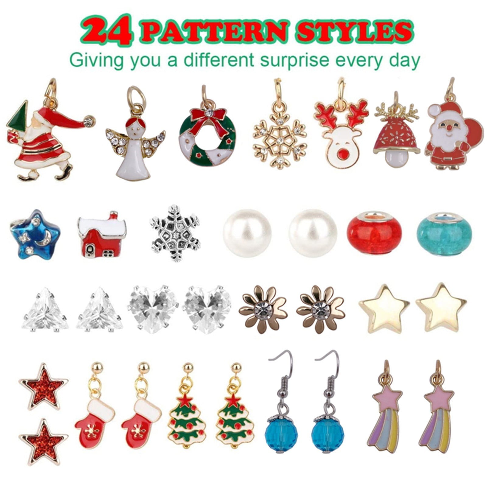 2022 Christmas Countdown Advent Calendar 2022 Christmas Countdown Calendar - Christmas Themed Diy  Charm - Walmart.com