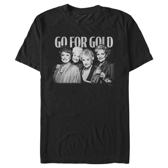 Men's The Golden Girls Go For Gold Retro Graphic T-Shirt