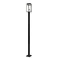 thumbnail image 5 of 1 Light Outdoor Post Mounted Fixture In Outdoor Style-115 Inches Tall And 9.25 Inches Wide Z-Lite 596Phbs-536P-Bk, 5 of 8