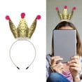 thumbnail image 2 of BQBQERT Shimmering Crowns Hairhoop for and Women Princess Crownpiece for Festival Gatherings and Photography Decors, 2 of 9