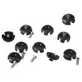 thumbnail image 1 of 10 Uds guía de línea de cubierta ranurada redondeada hebilla de cuerda accesorios de ajuste para Kayak canoa barco, 1 of 2