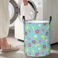 thumbnail image 4 of Large Laundry Basket with Handles - Cute Banana Candy Ice Cream Kids Baby Dirty Clothes Laundry Hamper for Bedroom Aesthetic, 4 of 5