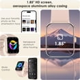 thumbnail image 4 of Blackview Smart Watch for Women with Bluetooth Calling, AI Voice Assistant, Fitness Tracker with 100+ Sports Modes, 1.83" HD Display, IP68 Water Resistant, Compatible with Android & iPhone, Pink, 4 of 7