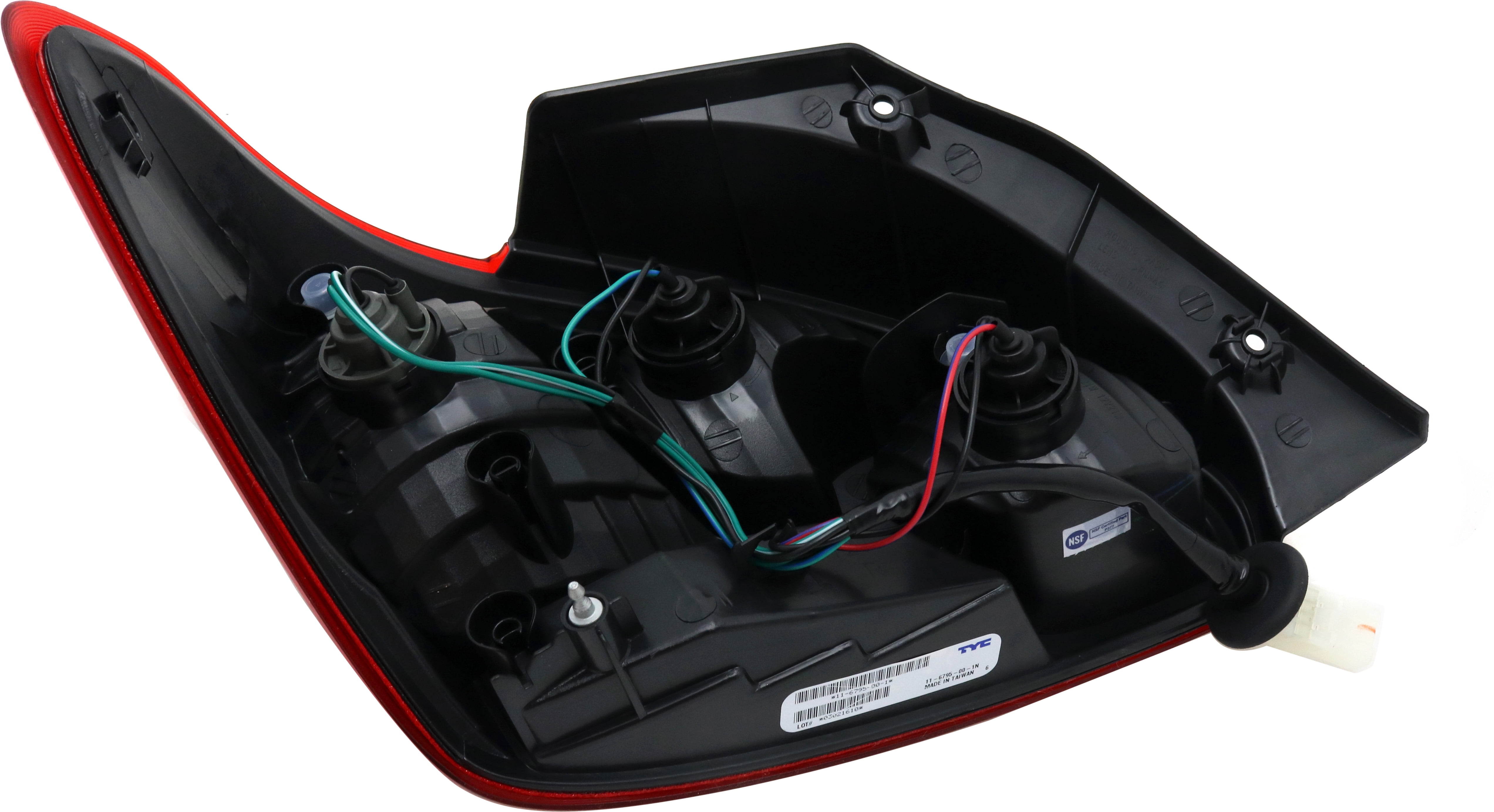 Tail Light Compatible With 2014-2015 Mitsubishi Mirage Right Passenger With bulb(s)