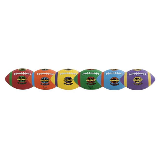 Champion Sports RMXFBSET Ensemble de Football de Terrain de Jeu Rhino Max de 8,5 Po, Multicolore - Ensemble de 6