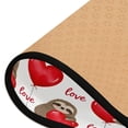 thumbnail image 4 of Dailycode Hallway Runner Rug 2x6 Non Slip Absorbent Soft Floor Mat for Home Kitchen Bedroom Entrance Sloth with Love Balloon, 4 of 7