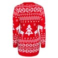 thumbnail image 5 of jsaierl Sweater Dress for Women Christmas Knit Long Sleeve Winter Dresses Holiday Ugly Print Crewneck Dress Fall Casual Dresses, 5 of 5