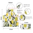 thumbnail image 7 of Yellow Lemon Fruit Berries Beige Pattern Apron-Garden Aprons for Women with Pockets-Cotton Linen Waterproof Kitchen Cooking Gardening Aprons Adjustable for Kitchen,Cooking,BBQ and Salon 33x27 Inch, 7 of 7