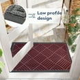 thumbnail image 5 of Heeneeso DM24A Entryway Rug Outdoor Doormat Rubber Front Entrance Door Welcome Mat Brown 30 x 18", 5 of 7