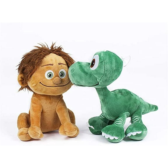 Miaobe 2Pcs The Good Dinosaur 22cm Spot Boy/22cm Dinosaur Arlo Plush Stuffed Toys for Children Birthday Gift