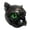 Green eyes, variant on lanema Handcrafted Black Pugs Bust Sculpture Resins Decorative Figurine for Living Room
