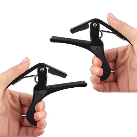 Insten 2x Quick Change Tune Clamp Key Trigger Capo For Acoustic Electric Guitar (2-Pack