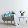 thumbnail image 3 of Stupell Industries Blue Exclamation Initial Decorative Printed Throw Pillow, 18 x 18, 3 of 5