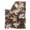 Camouflage Leaf Pattern, variant on XYZCANDO Soft Coral Fleece Warm Throw Blanket for Bed Backpacking Office, Polyester Fluffy Skin Friendly Coral Fleece Blanket, Maple Leaf Camo Pattern