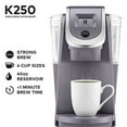 thumbnail image 3 of Keurig K250 Coffee Maker, Single Serve K-Cup Pod Coffee Brewer, With Strength Control, Plum Gray, 3 of 11