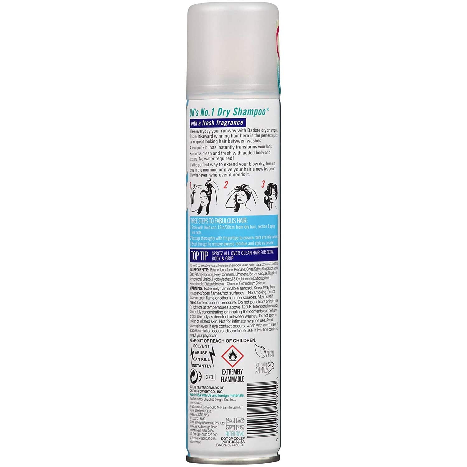 Dry Shampoo, Fresh Essences Pack of 5