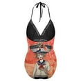 thumbnail image 6 of My Hero Academia Himiko Toga Anime Women's Swimwear Strap One Piece Backless Tummy Control V Neck Swimsuit Summer Beach Vacation Bathing Suit, 6 of 7