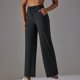 thumbnail image 2 of Gibobby Pantalones de Casuales Pantalones yoga para mujer, transpirables, cintura alta, elásticos, sueltos, informales, con bolsillo, pierna ancha, para correr, fitness(Negro， XL), 2 of 5