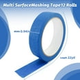 thumbnail image 2 of Painters Tape Bulk Blue Paint Tape  Automotive Masking Tape for Walls Painting DIY Projects Packing  ,12 Rolls 265yd, 2 of 6