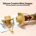 thumbnail image 4 of Toystoory Tapón de botella de vino divertido con forma de sombrero de vaquero, único y práctico, con boquilla estándar. Cocina y Comedor B, 4 of 6