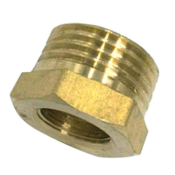 1 pieza de adaptador de latón para conector de plomería de manguera 4 puntos x 2 puntos