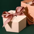 thumbnail image 6 of Hexagonal Gift Box, Gift Box with Cover Ribbon for Wedding, Halloween, Christmas Gifts, Valentines Day, 6 of 7