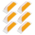 thumbnail image 3 of 6pcs Road Reflectors Driveway Markers Rectangular Road Reflector Reflective Pavement Ground Markers Road Studs Asphalt Concrete Driveway Reflectors For Street Highway, 3 of 8