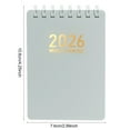 thumbnail image 6 of OIUR 2026 Day Planner A7 Pocket Size Coil Notebook for Law Nursing Sketching Office Task Organizer for Work Study Planning, 6 of 7