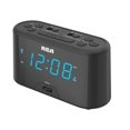 thumbnail image 2 of RCA Radio-Réveil Numérique avec Chargement USB - Noir, 2 of 5