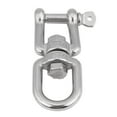 thumbnail image 1 of 1 Pcs Manille Pivotante, Anneau Pivotant en Acier Inoxydable 304 pour Usage Intensif, 1 of 8