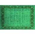 thumbnail image 1 of Ahgly Company Indoor Rectangle Oriental Green Industrial Area Rugs, 8' x 10', 1 of 4