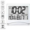 thumbnail image 3 of CNKOO Digital Alarm Clock Foldable LCD Travel Clock With Calendar Temperature Snooze Large Display Desk Clock, 3 of 6