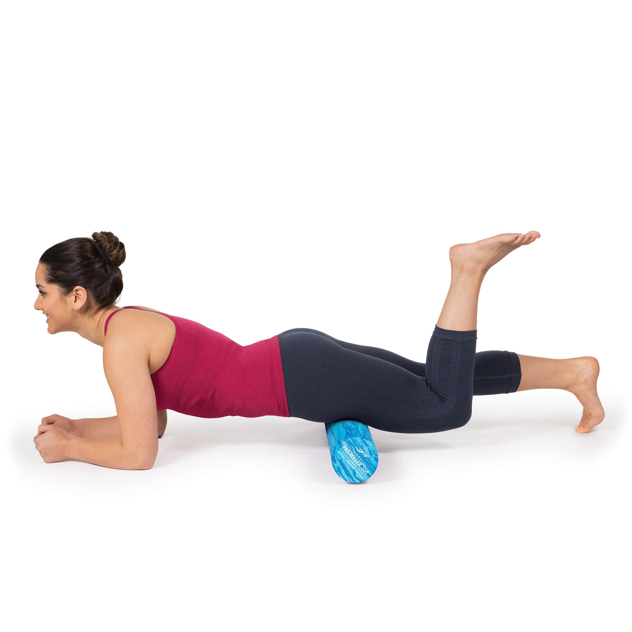 Pro-roller Soft Density Foam Roller - Low For Physical  Pilates Yoga Roll Exercises And Blue 36" X 4"