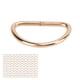 thumbnail image 4 of Anillos en forma de D, 100 piezas Anillos en D Collar de perro Anillos en D Diseño exquisito Jadeshay A, 4 of 8