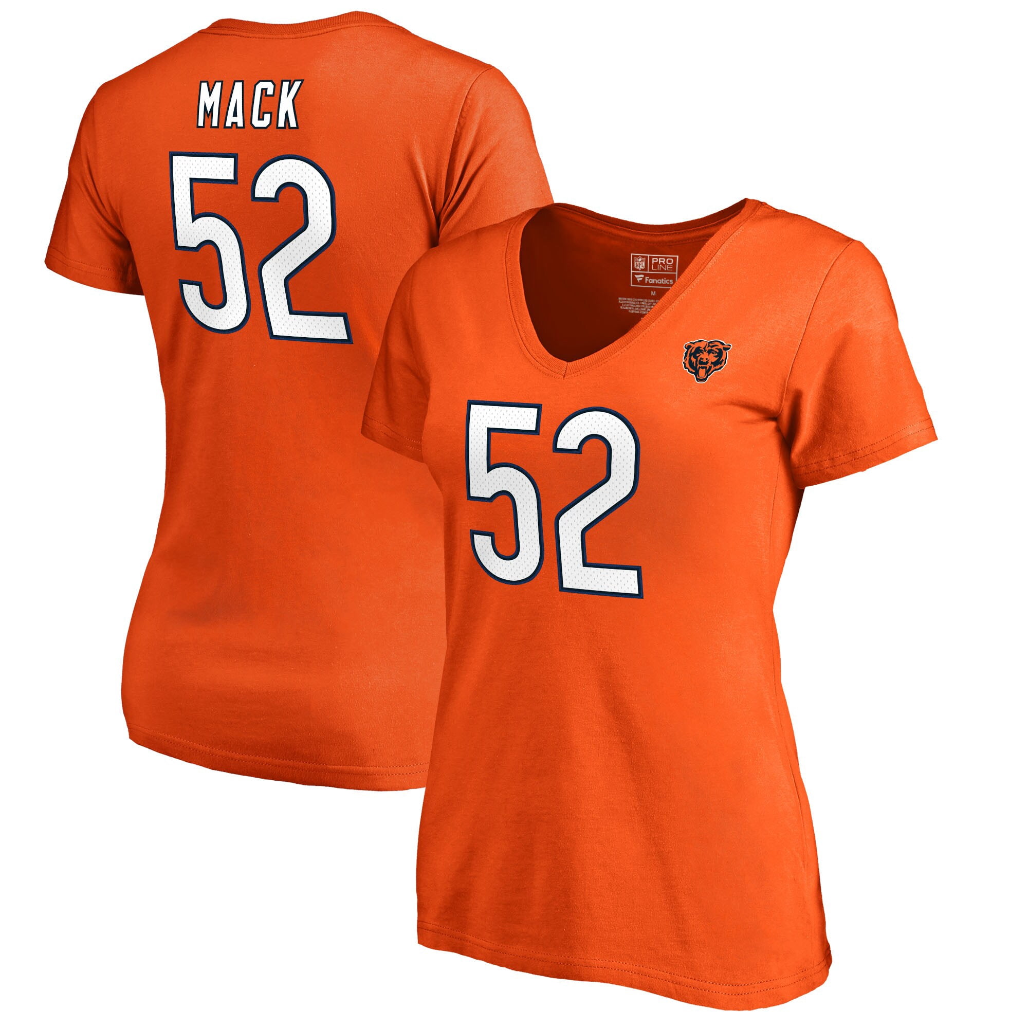 orange khalil mack bears jersey